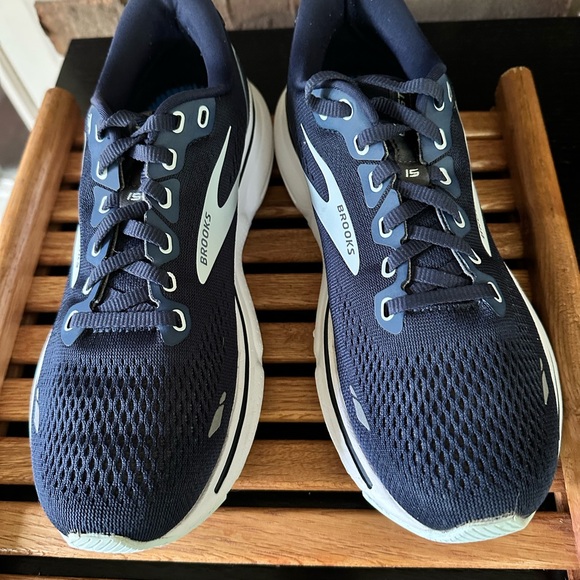 Brooks Dark Blue Athletic Sneakers  Ghost 15 - Picture 4 of 16